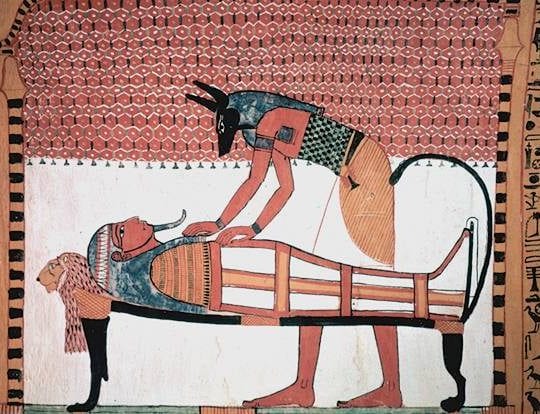 In Ancient Egypt, only the holiest of priests performed the act of embalming, often shrouded in the mask of Anubis, the jackal headed god of embalming. A British TV station is currently looking for a terminally ill human to embalm.