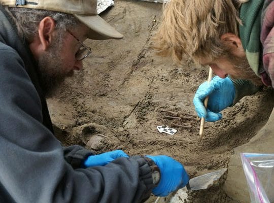 Alaska infant remains site