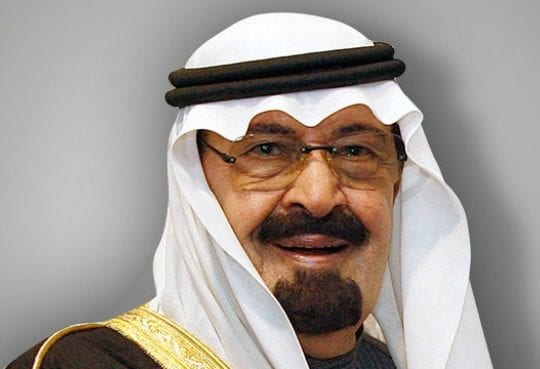 King Abdulla of Saudi Arabia