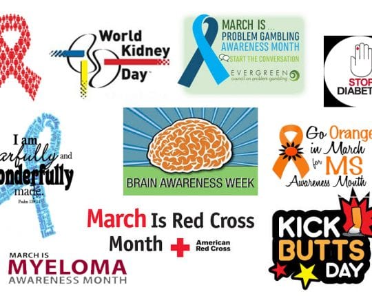 March Awareness Days