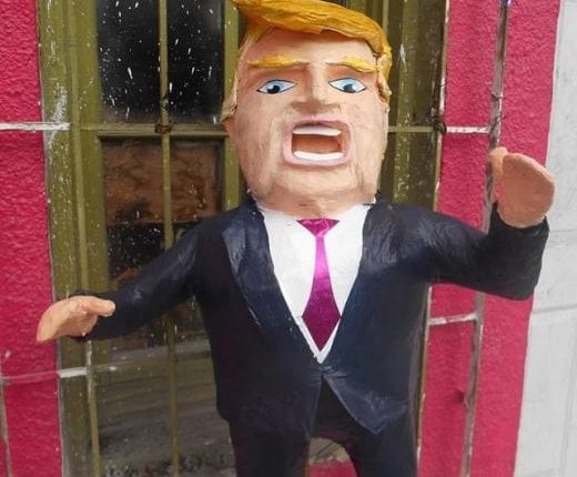 Donald Trump burned in effigy