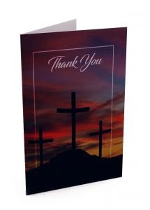 Religious Funeral Thank You Cards