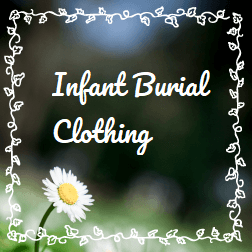 Infant Burial Clothing in 1960