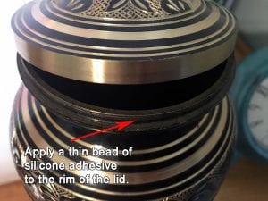 Sealing a Metal Urn