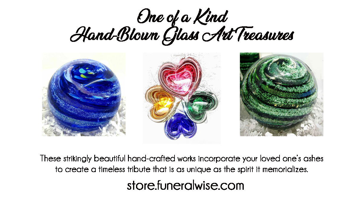 Hand-Blown Glass Cremation Art